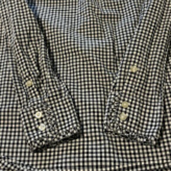 Vineyard Vines Women’s Button Down Shirt with Gingham Ruffle Size 8 Medium - Picture 6 of 10